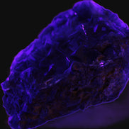 Double-sided thin Fluorite UV reactive cluster from Pakistan 50mm 48g Rocks and Things