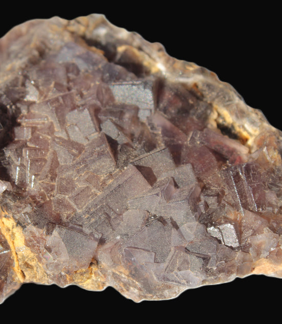 Purple with Blue Fluorite cluster on matrix 129.6g Rocks and Things
