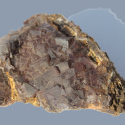 Purple with Blue Fluorite cluster on matrix 129.6g Rocks and Things