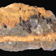 Purple Fluorite cubic cluster on matrix 128.8g Rocks and Things