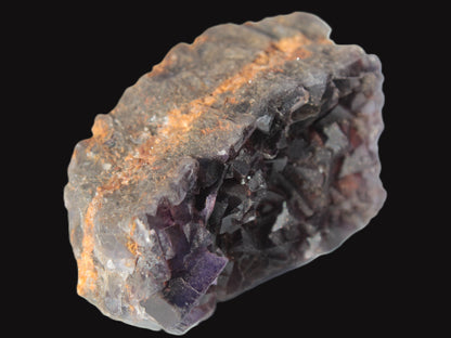 Purple Fluorite cubic cluster on matrix 128.8g Rocks and Things