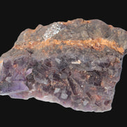 Purple Fluorite cubic cluster on matrix 128.8g Rocks and Things