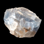 Blue Fluorite cubic cluster with Clear Calcite 168.8g in sunlight - Rocks and Things Store