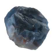Blue Fluorite cubic cluster with Clear Calcite 168.8g Rocks and Things Store