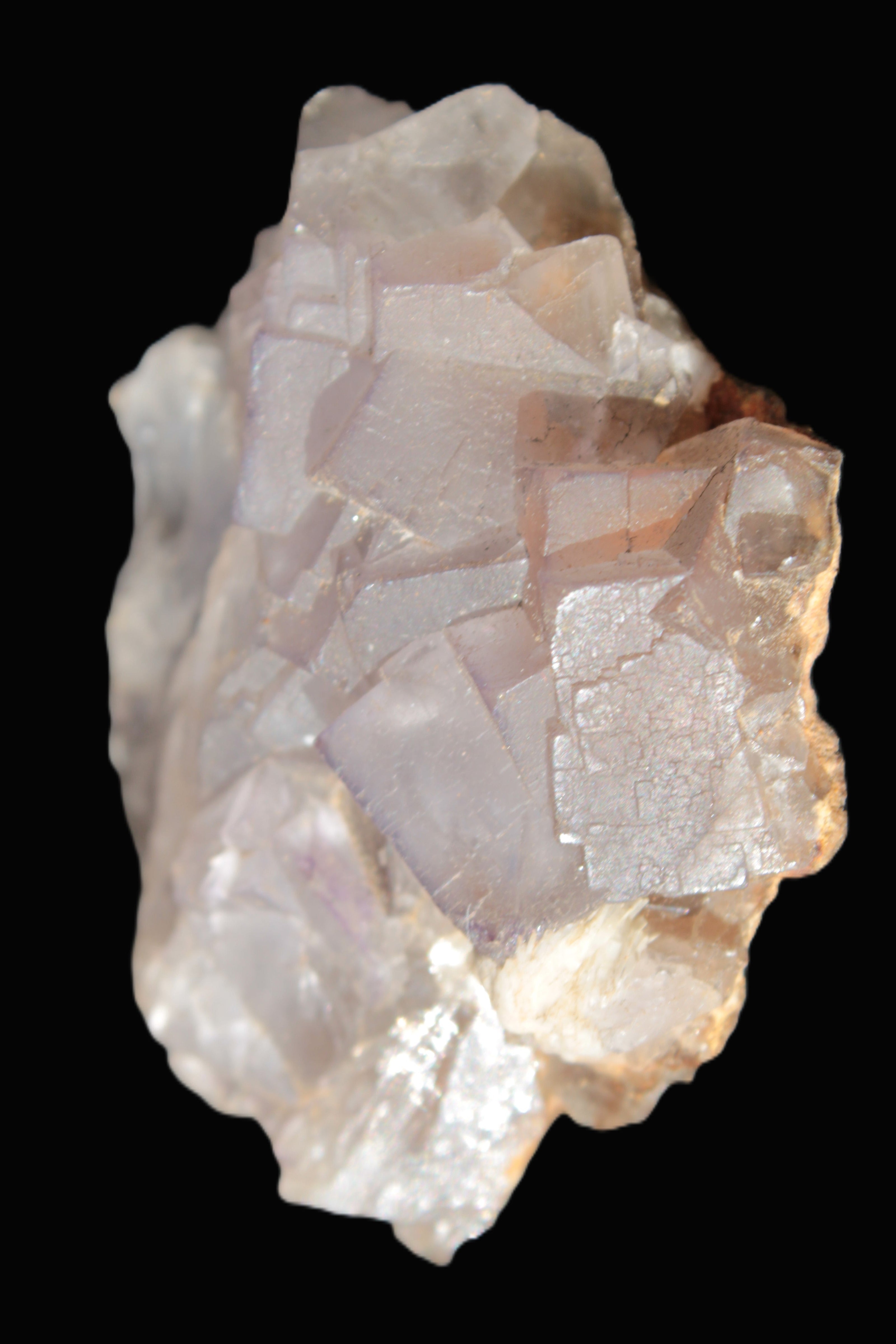 Clear Fluorite cubic cluster 86g in sunlight - Rocks and Things Store
