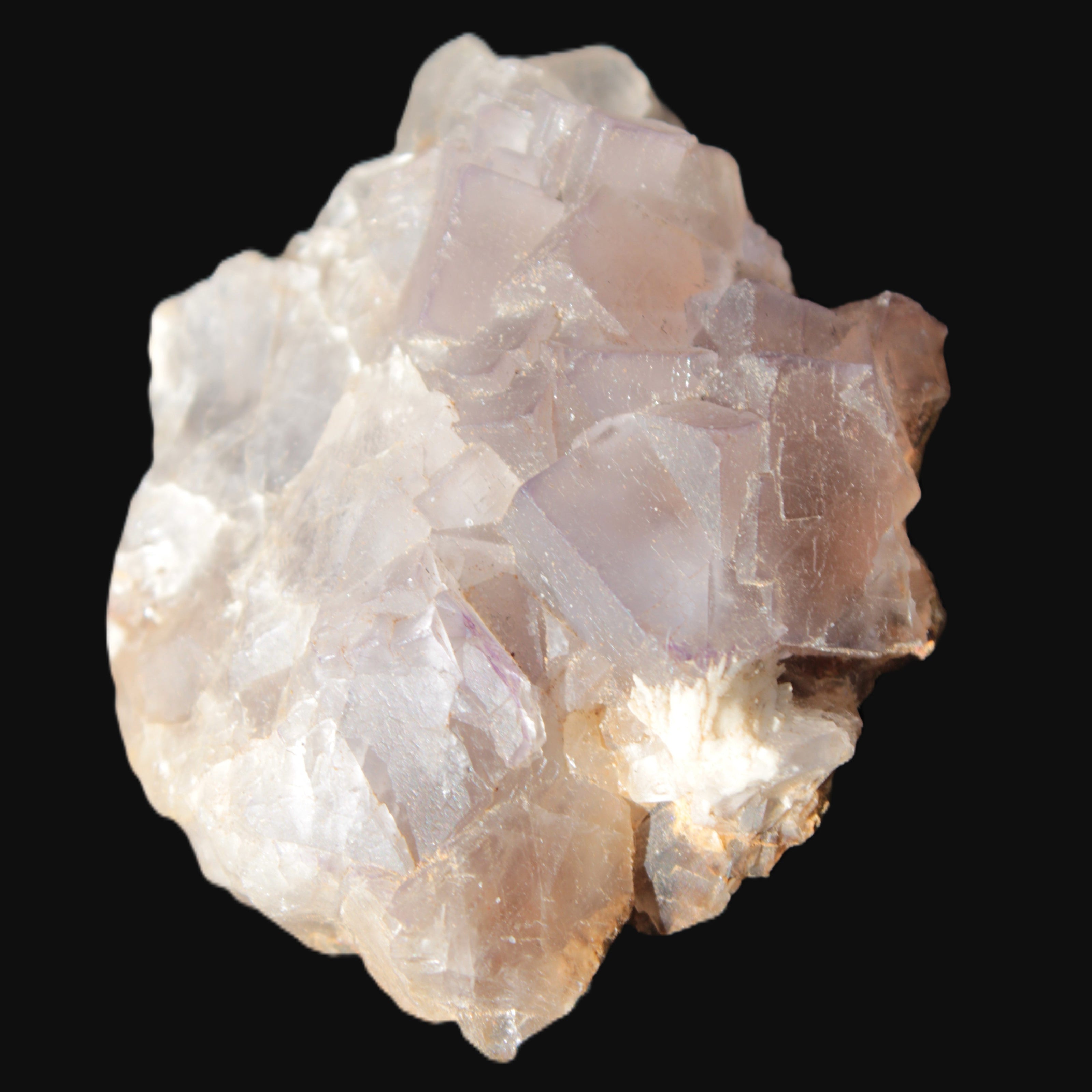 Clear Fluorite cubic cluster 86g in sunlight - Rocks and Things Store