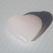 Mangano Calcite hand-carved heart 30-39g Rocks and Things