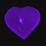 Mangano Calcite hand-carved heart 30-39g Rocks and Things