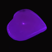 Mangano Calcite hand-carved heart 30-39g Rocks and Things