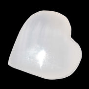 Pink Mangano Calcite hand-carved heart 42-45mm 50-55g Rocks and Things