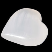 Pink Mangano Calcite hand-carved heart 42-45mm 50-55g Rocks and Things