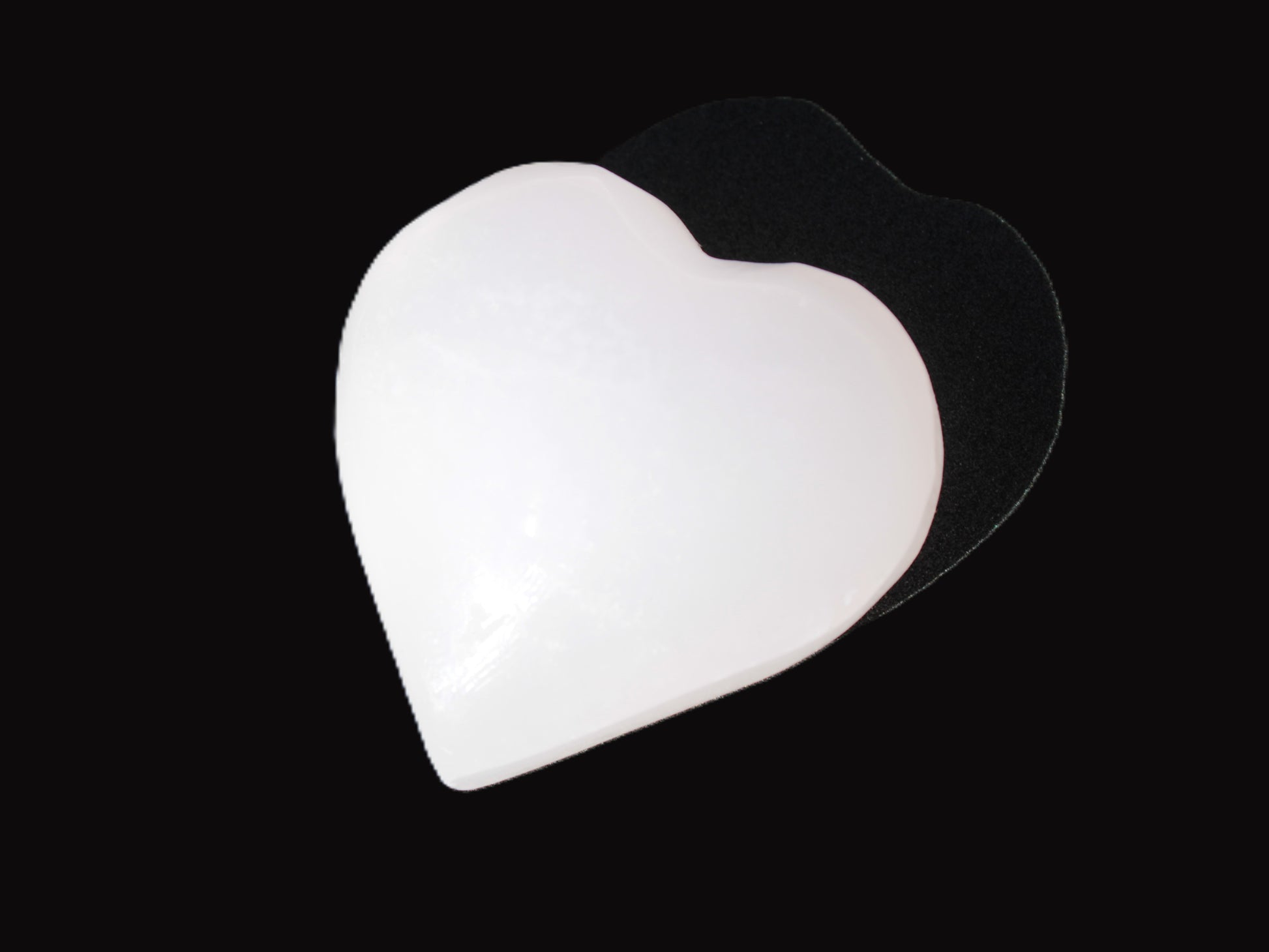 Pink Mangano Calcite hand-carved heart 42-45mm 50-55g Rocks and Things