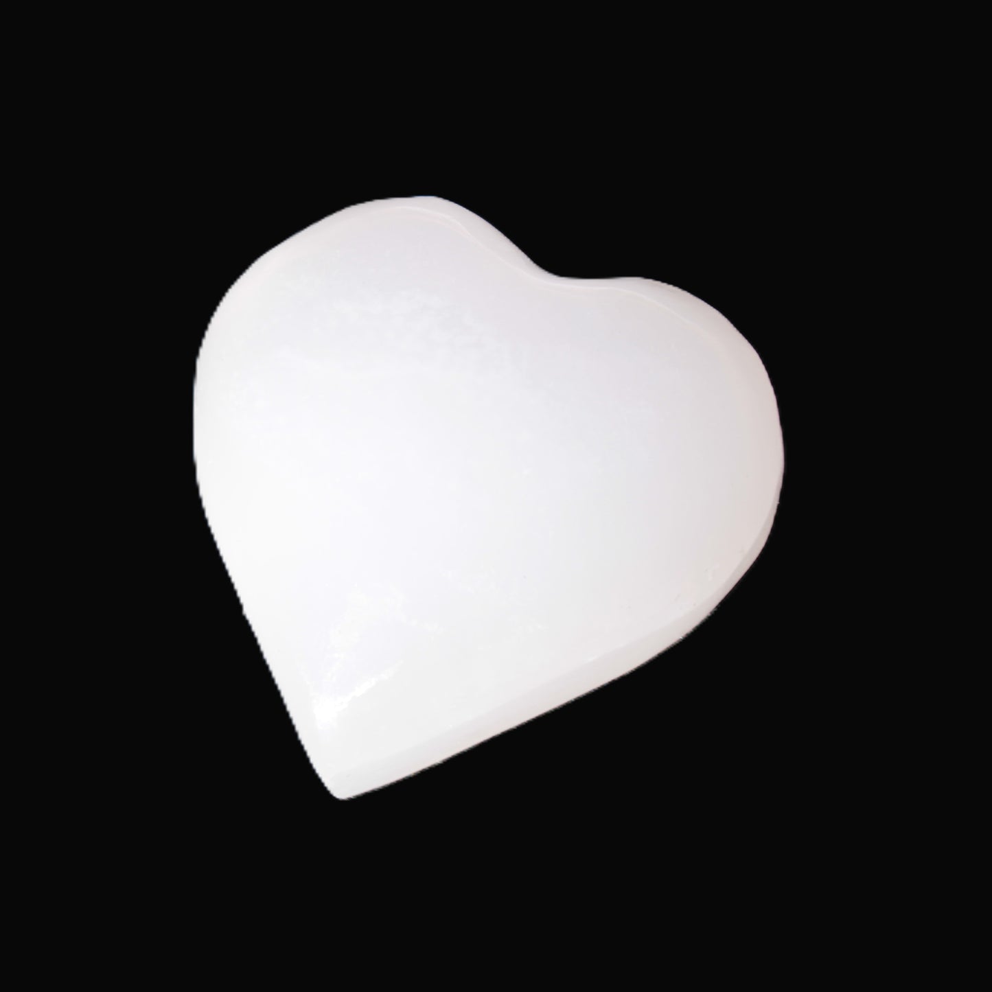 Pink Mangano Calcite hand-carved heart 42-45mm 50-55g Rocks and Things