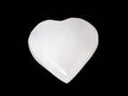 Pink Mangano Calcite hand-carved heart 42-45mm 50-55g Rocks and Things