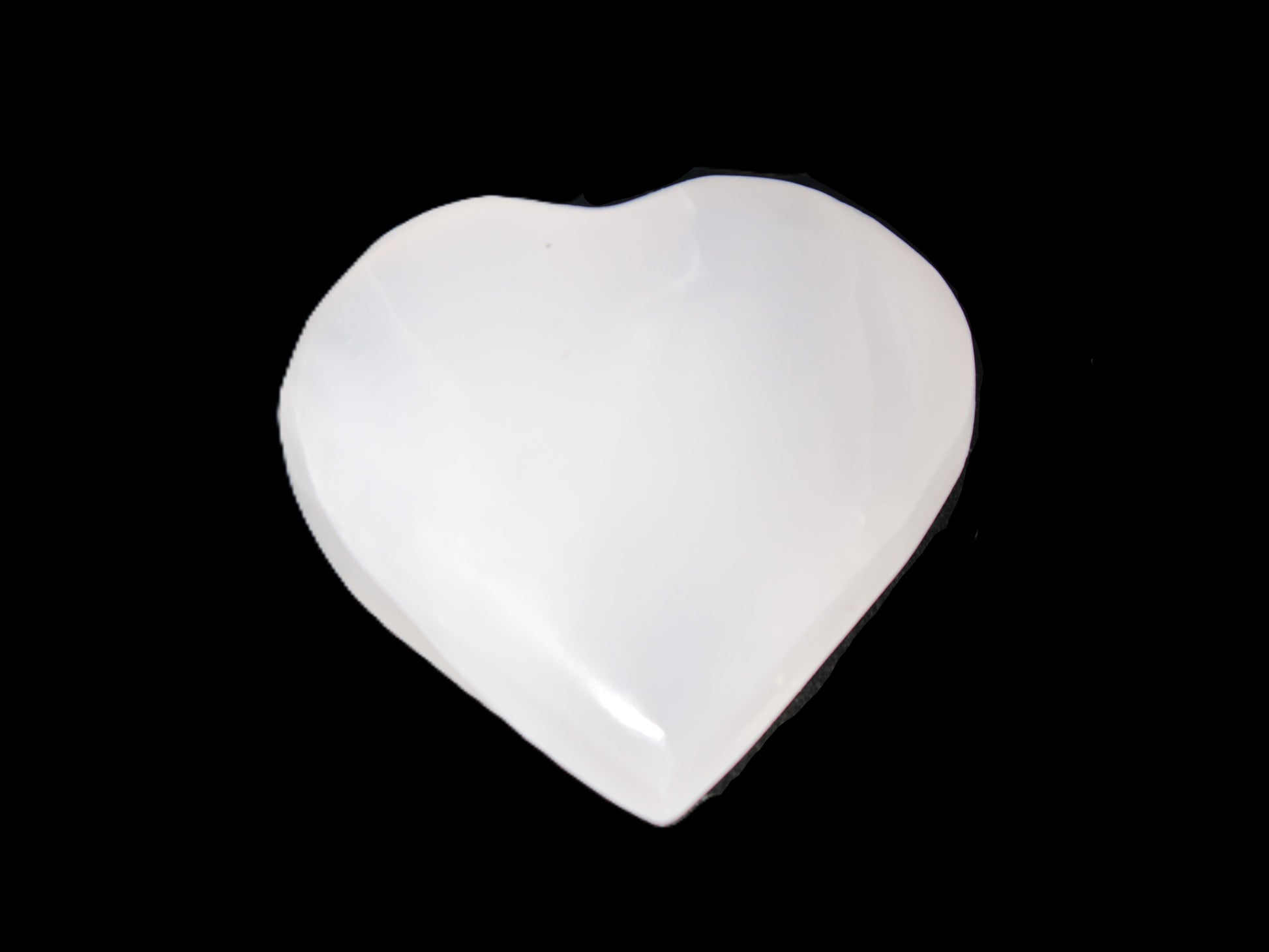 Pink Mangano Calcite hand-carved heart 42-45mm 50-55g Rocks and Things