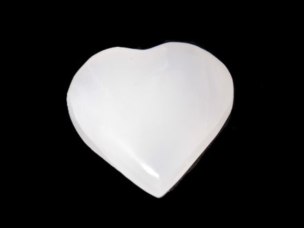 Pink Mangano Calcite hand-carved heart 42-45mm 50-55g Rocks and Things