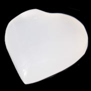 Pink Mangano Calcite hand-carved heart 42-45mm 50-55g Rocks and Things