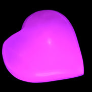 Pink Mangano Calcite 42-45mm in UV light