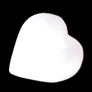 Pink Mangano Calcite hand-carved heart 42-45mm 50-55g Rocks and Things