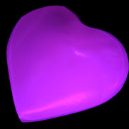 Pink Mangano Calcite 42-45mm in UV light