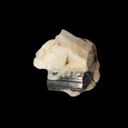 Dark Elbaite 17mm crystal on Feldspar & Mica matrix 25mm 49.2ct  9.8g Rocks and Things