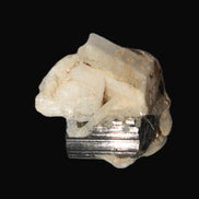 Dark Elbaite 17mm crystal on Feldspar & Mica matrix 25mm 49.2ct  9.8g Rocks and Things