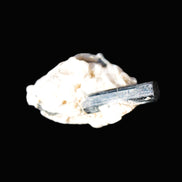 Rainbow Black Tourmaline 20mm crystal on Elbaite, Feldspar and Mica in sunlight - Rocks and Things Store