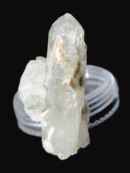 Quartz crystal with Chlorite 45mm with crossed Calcite from Skardu, Pakistan 101ct 20.2g Rocks and Things