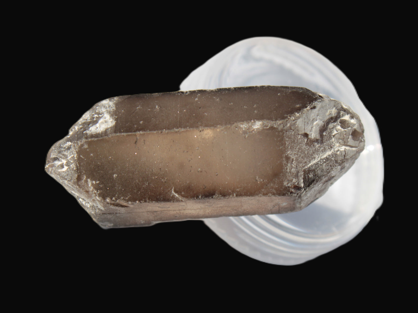 Clear Smoky Quartz double terminated crystal 47mm 120.5ct 24.1g Rocks and Things