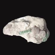 Green and Pink Tourmaline on matrix from Afghanistan 41.1ct 8.2g in sunlight - Rocks and Things Store