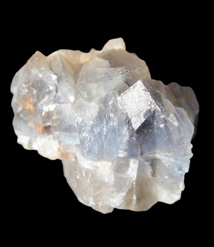 Blue Cubic Fluorite cluster 162ct 32.4g in sunshine - Rocks and Things Store