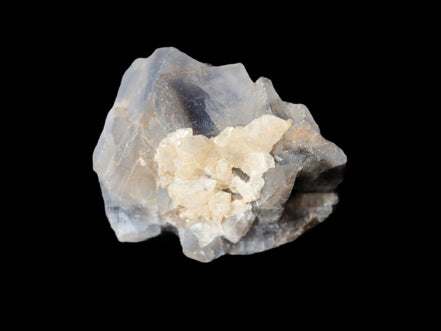 Blue Cubic Fluorite cluster 162ct 32.4g in sunshine - Rocks and Things Store