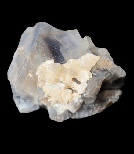 Blue Cubic Fluorite cluster 162ct 32.4g in sunshine - Rocks and Things Store