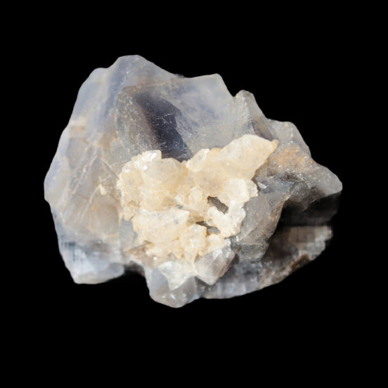 Blue Cubic Fluorite cluster 162ct 32.4g in sunshine - Rocks and Things Store
