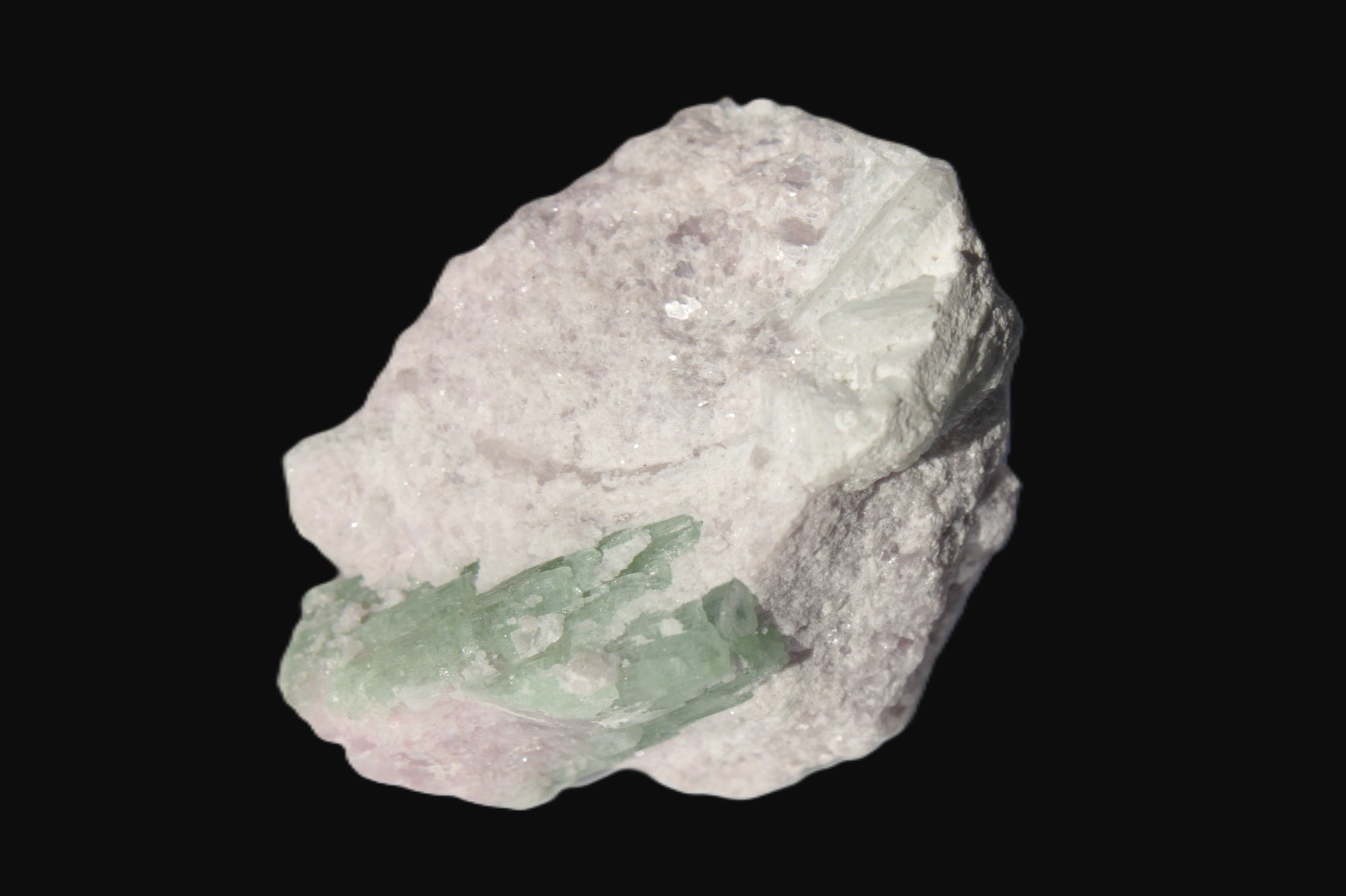 Watermelon Tourmaline crystal 25mm on matrix from Afghanistan 162.9ct 32.5g Rocks and Things
