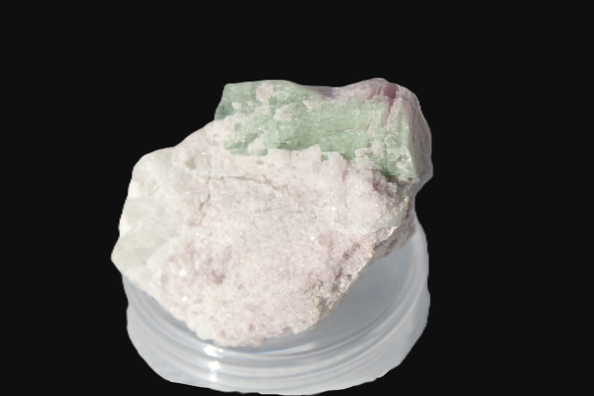 Watermelon Tourmaline crystal 25mm on matrix from Afghanistan 162.9ct 32.5g Rocks and Things