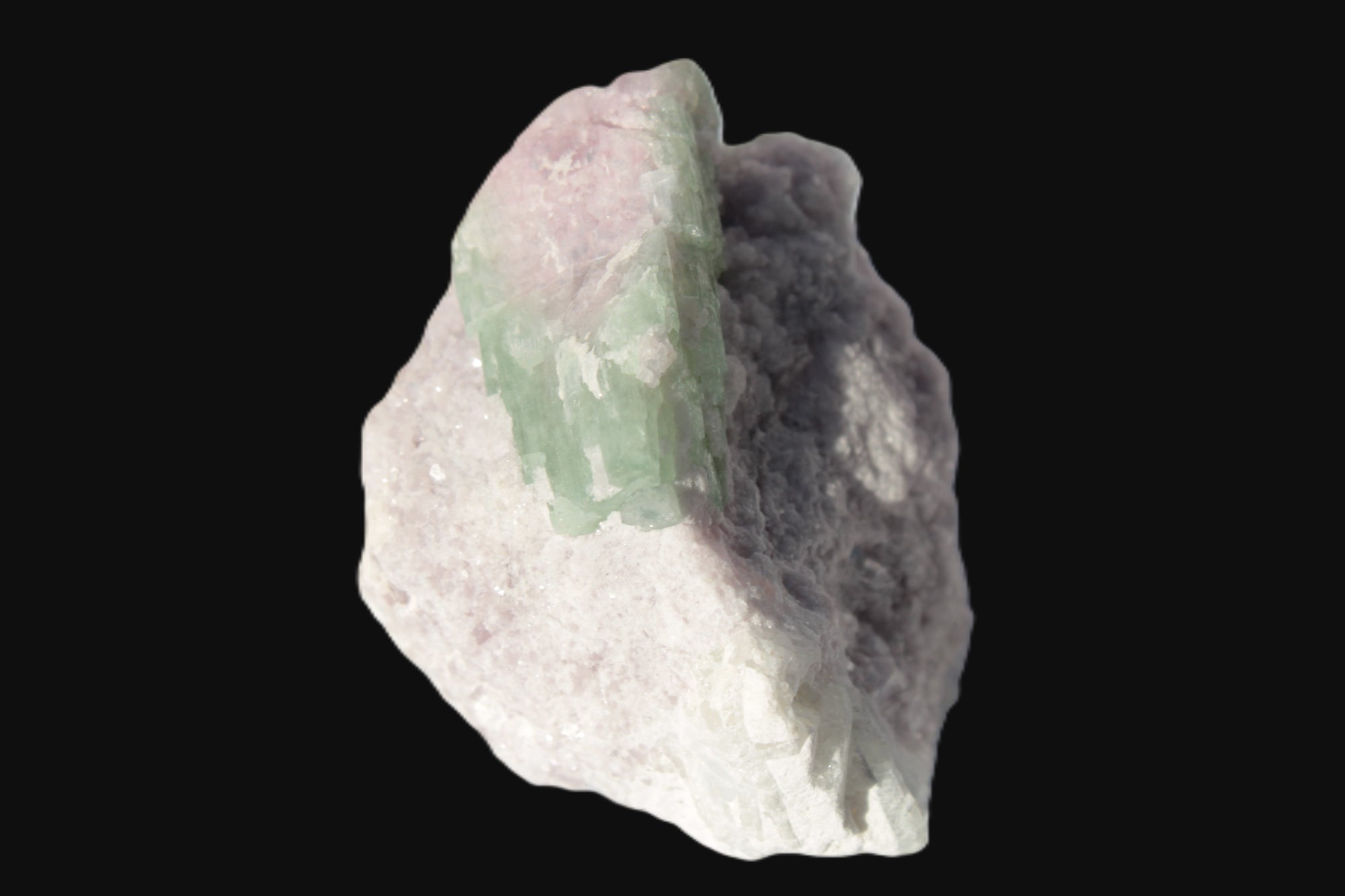 Watermelon Tourmaline crystal 25mm on matrix from Afghanistan 162.9ct 32.5g Rocks and Things