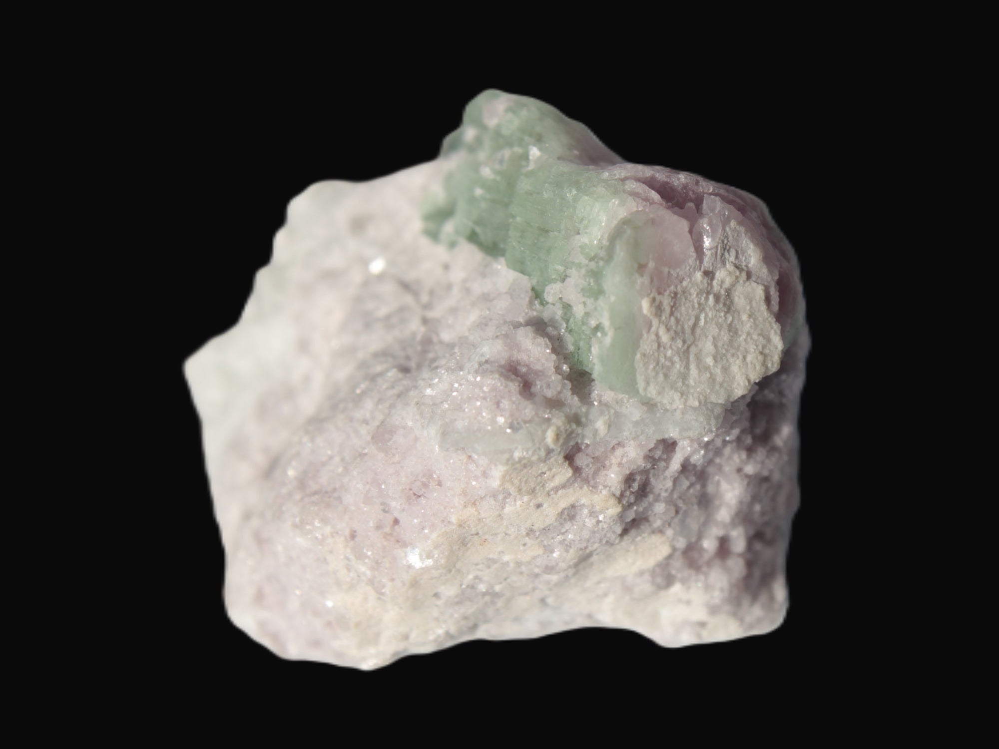 Watermelon Tourmaline crystal 25mm on matrix from Afghanistan 162.9ct 32.5g Rocks and Things