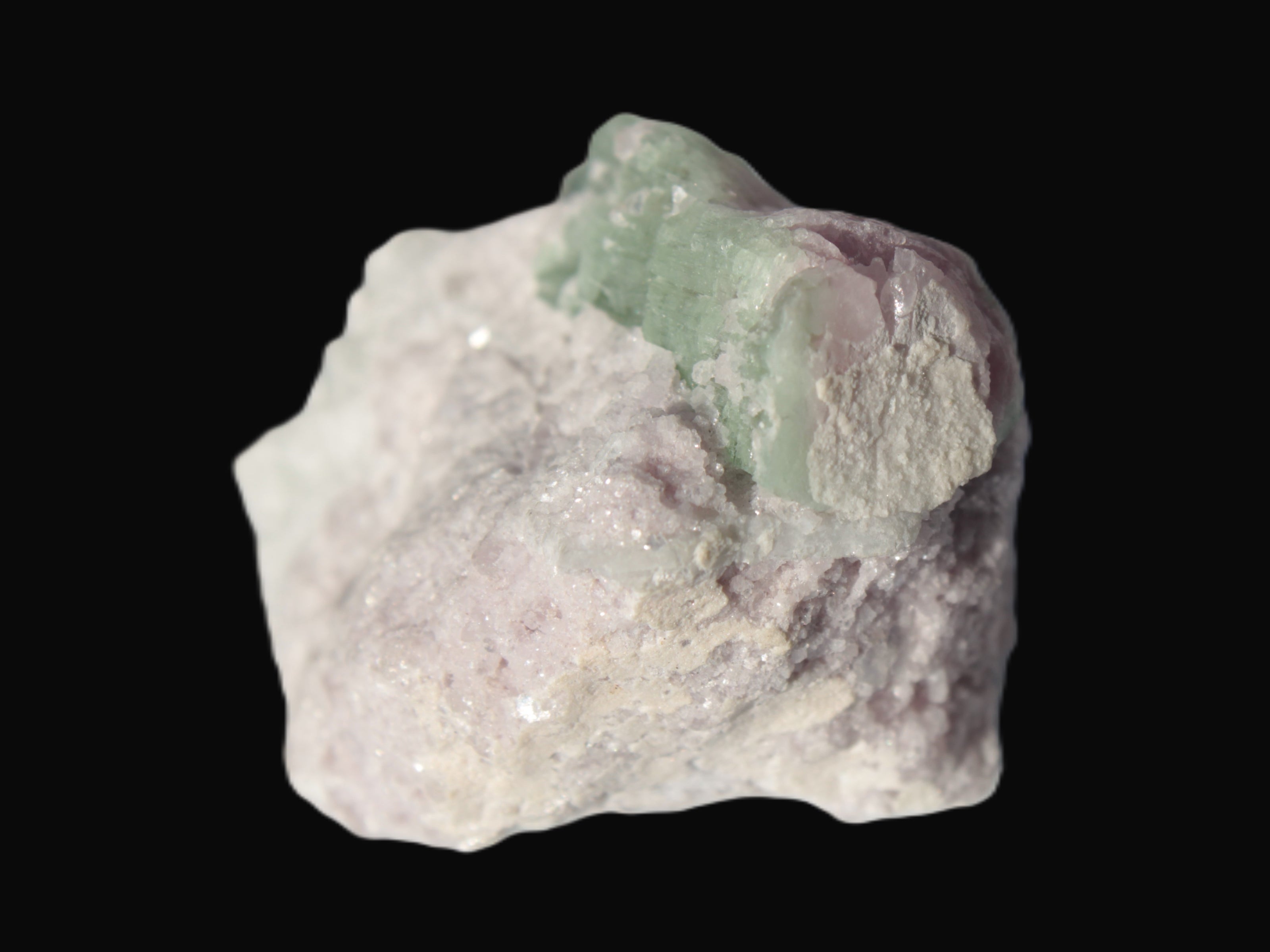 Watermelon Tourmaline crystal 25mm on matrix from Afghanistan 162.9ct 32.5g Rocks and Things