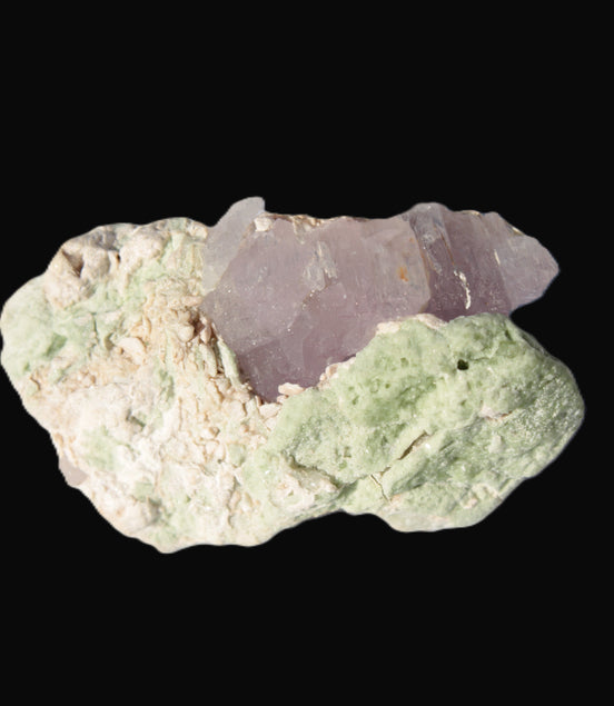 Pink Kunzite crystal with Lepidolite in matrix 75.6ct  15.1g Rocks and Things