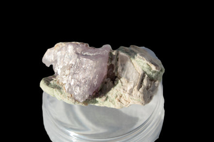 Pink Kunzite crystal with Lepidolite in matrix 75.6ct  15.1g Rocks and Things
