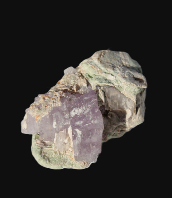 Pink Kunzite crystal with Lepidolite in matrix 75.6ct  15.1g Rocks and Things