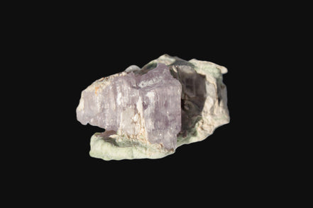 Pink Kunzite crystal with Lepidolite in matrix 75.6ct  15.1g Rocks and Things