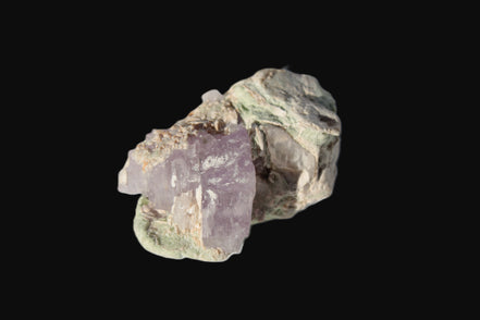 Pink Kunzite crystal with Lepidolite in matrix 75.6ct  15.1g Rocks and Things