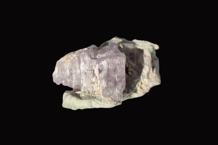 Pink Kunzite crystal with Lepidolite in matrix 75.6ct  15.1g Rocks and Things