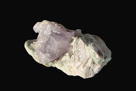 Pink Kunzite crystal with Lepidolite in matrix 75.6ct  15.1g Rocks and Things
