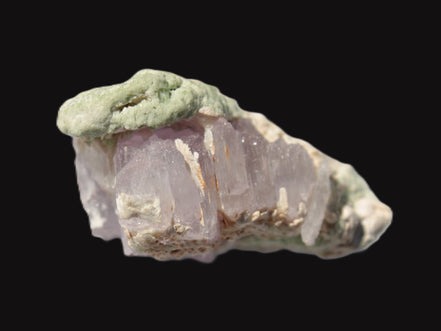 Pink Kunzite crystal with Lepidolite in matrix 75.6ct  15.1g Rocks and Things