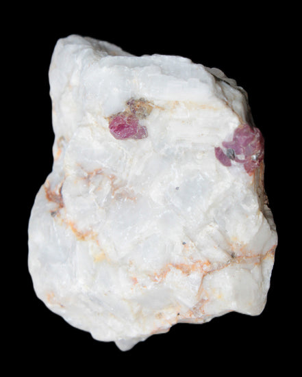 Ruby UV reactive with Muscovite in Marble 255ct 50.9g - Rocks and Things Store