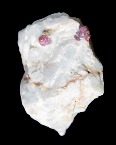 Ruby UV reactive with Muscovite in Marble 255ct 50.9g - Rocks and Things Store