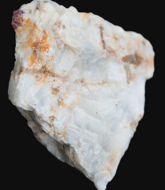 Ruby UV reactive with Muscovite in Marble 255ct 50.9g - Rocks and Things Store